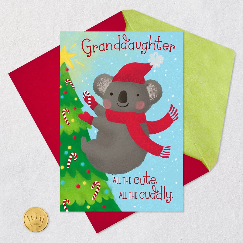 All the Cute and Cuddly Christmas Card for Granddaughter for only USD 3.99 | Hallmark