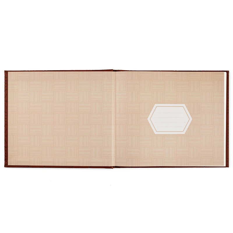 Brown Hexagonal Pattern Guest Book for only USD 19.99 | Hallmark