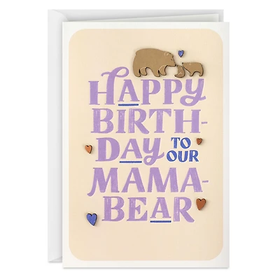 Mama Bear and Cubs Birthday Card for Mom From All for only USD 7.99 | Hallmark