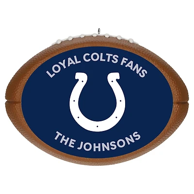 NFL Indianapolis Colts Football Personalized Ornament, Custom Text for only USD 30.99 | Hallmark