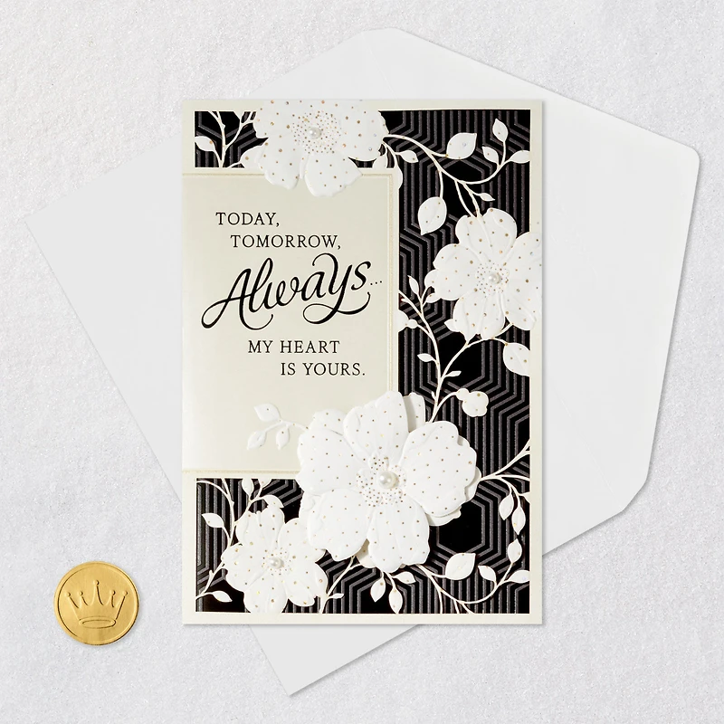 My Heart Is Yours Romantic Anniversary Card for only USD 9.99 | Hallmark