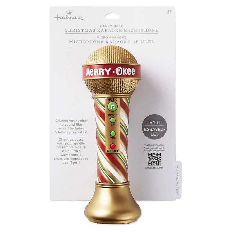 Merry-Okee Christmas Interactive Microphone for only USD 22.99 | Hallmark