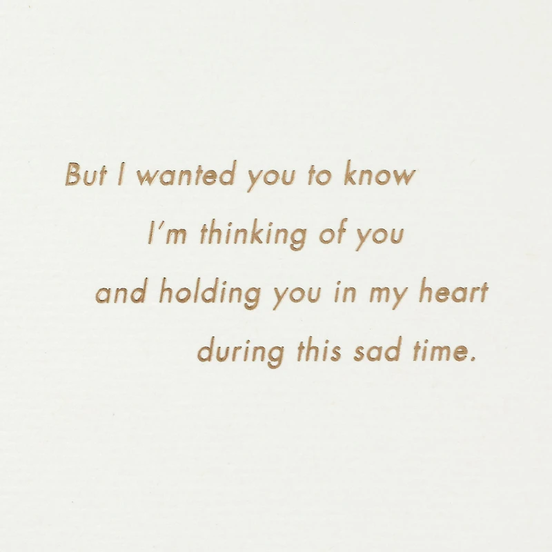 Holding You in My Heart Sympathy Card for only USD 5.59 | Hallmark