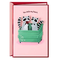 You Stole My Heart Raccoon Pair Romantic Valentine's Day Card for only USD 9.59 | Hallmark