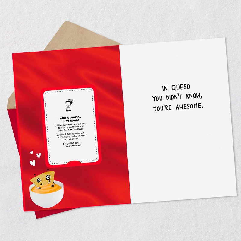 Nacho Average Valentine Gift Card Greeting Funny Valentine's Day Card for only USD 4.99 | Hallmark