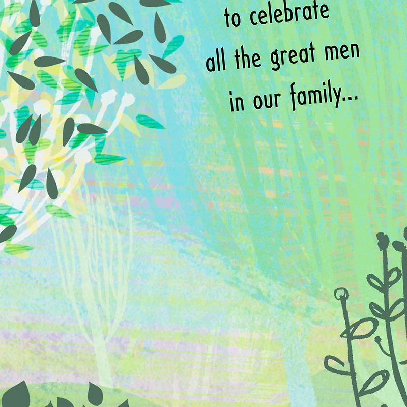 Celebrating All the Great Men in Our Family Father's Day Card for only USD 2.50 | Hallmark