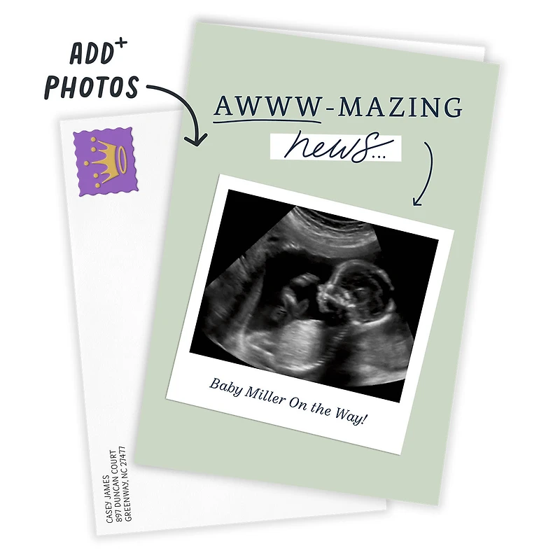 Aw-Mazing News Custom Congratulations Card for only USD 4.99 | Hallmark