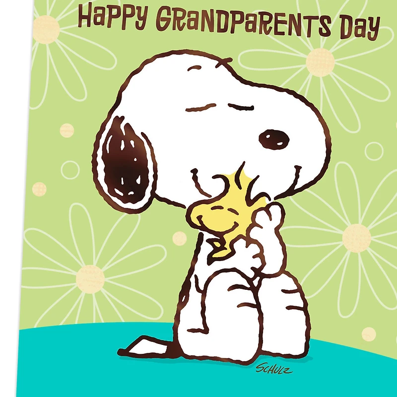 Peanuts® Snoopy and Woodstock Hugs Grandparents Day Card for only USD 3.59 | Hallmark
