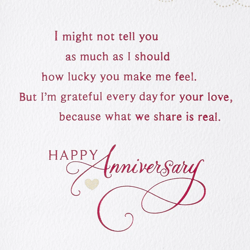 What We Share Is Real Romantic Anniversary Card for Wife for only USD 7.99 | Hallmark