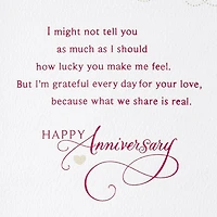 What We Share Is Real Romantic Anniversary Card for Wife for only USD 7.99 | Hallmark