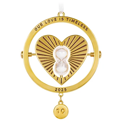 Our Love Is Timeless 2025 Metal Ornament for only USD 30.99 | Hallmark