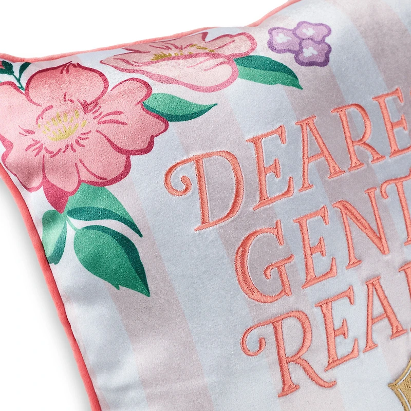 Bridgerton Dearest Gentle Reader Throw Pillow, 18x18 for only USD 34.99 | Hallmark