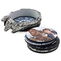 Star Wars™ Coasters in Sculpted Millennium Falcon™ Holder for only USD 44.99 | Hallmark