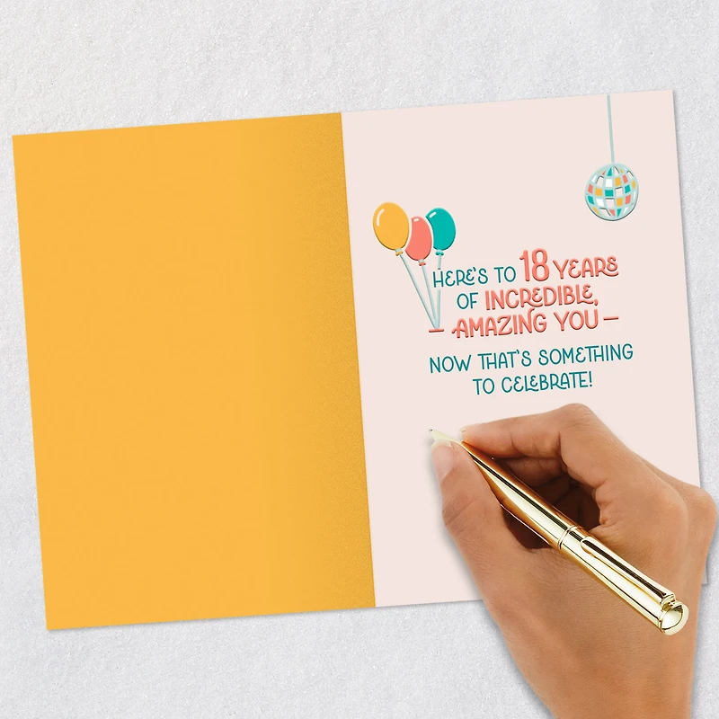 Born Awesome 18th Birthday Card for only USD 3.99 | Hallmark