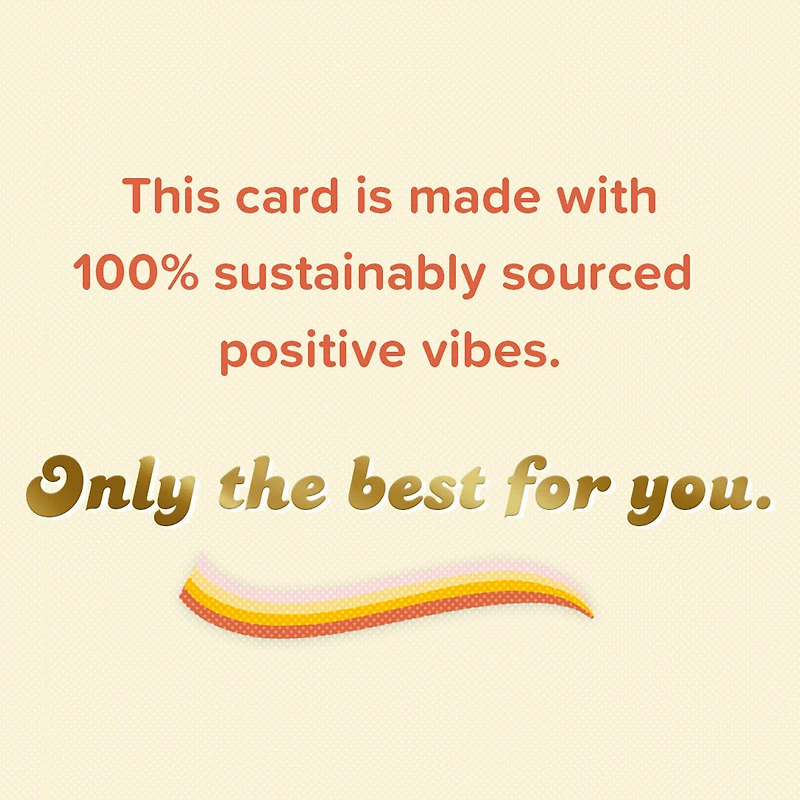 Good Vibes Encouragement Card for only USD 3.59 | Hallmark