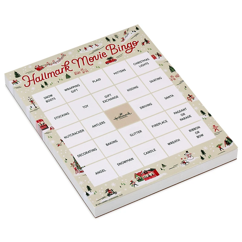 Hallmark Channel Christmas Movie Bingo Game Pad for only USD 16.99 | Hallmark