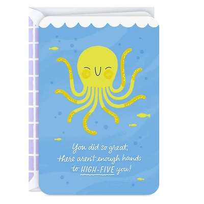 High-Five Octopus Blank Congratulations Card for only USD 2.99 | Hallmark
