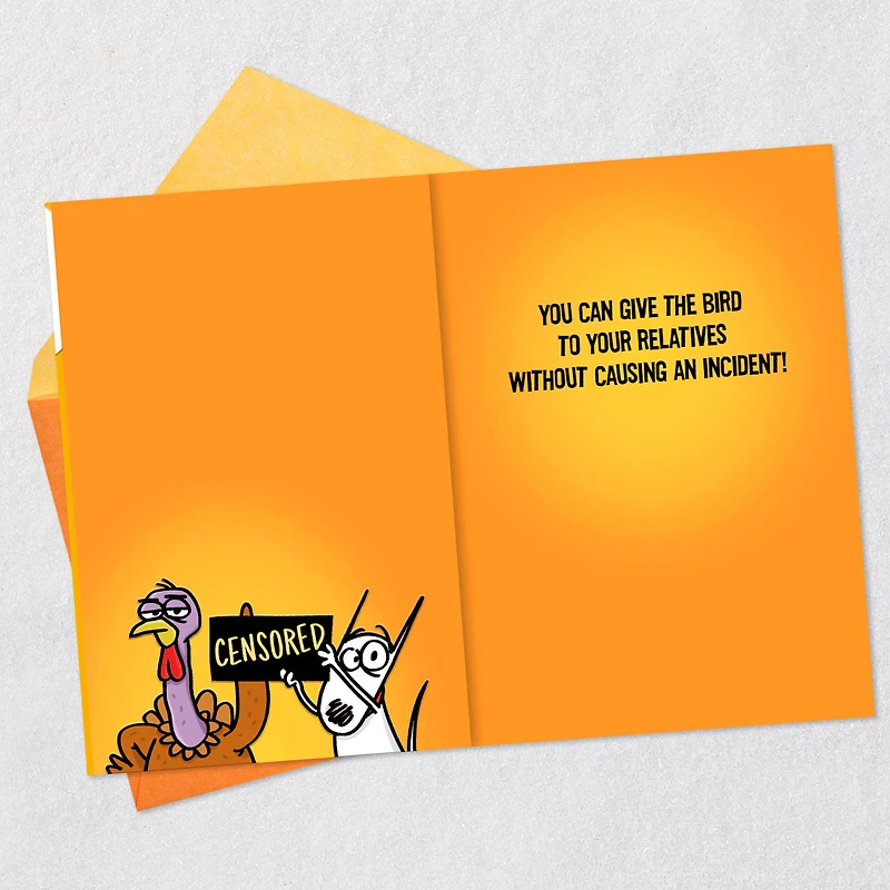 Maxine™ Give the Bird to Your Relatives Funny Thanksgiving Card for only USD 3.99 | Hallmark