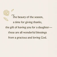 Wonderful Blessings from God Religious Thanksgiving Card for Daughter for only USD 2.99 | Hallmark