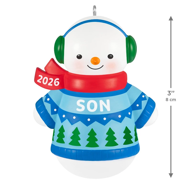 Son Snowman 2026 Ornament for only USD 18.99 | Hallmark
