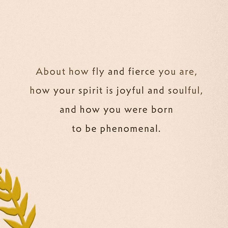 Sis, You're Worthy of All the Love Birthday Card for Her for only USD 4.99 | Hallmark