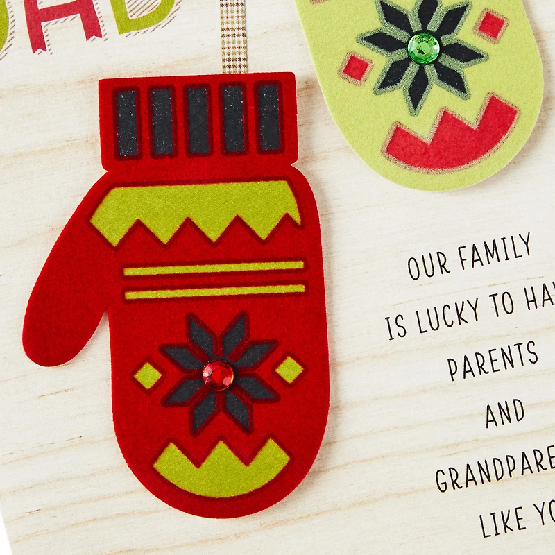 Lucky to Have Parents and Grandparents Like You Christmas Card for only USD 7.59 | Hallmark
