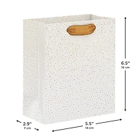 6.5" Gold Dots on Cream Small Gift Bag for only USD 3.99 | Hallmark