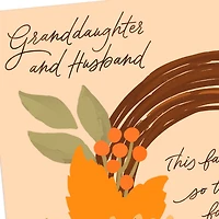 You Two Make Us Smile Thanksgiving Card for Granddaughter and Husband for only USD 2.99 | Hallmark