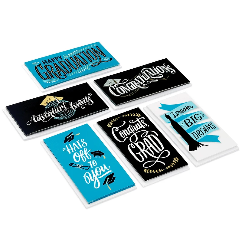 Sophisticated Assorted Money Holder Graduation Cards, Pack of 36 for only USD 12.99 | Hallmark