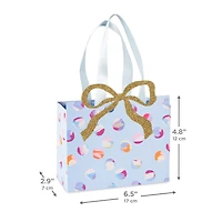 4.8" Lacey Chabert Collection Painted Dots on Periwinkle Small Gift Bag for only USD 4.49 | Hallmark