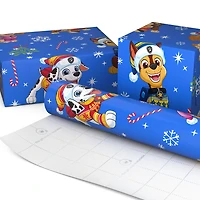 Paw Patrol™ Winter Fun on Blue Christmas Wrapping Paper Roll, 25 sq. ft. for only USD 4.99 | Hallmark