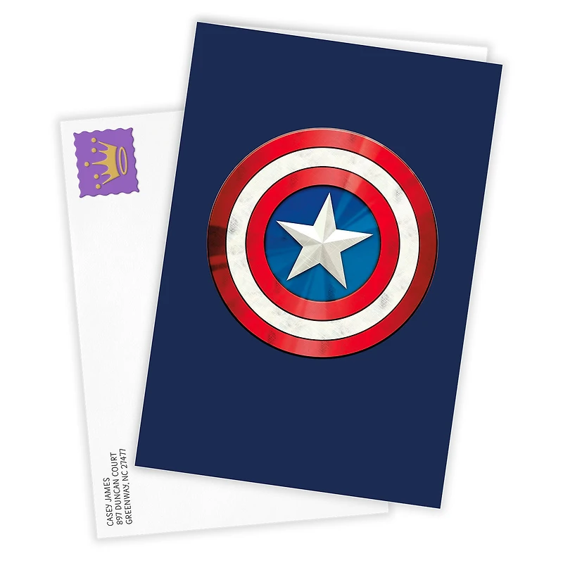 Marvel Avengers Captain America Custom Father's Day Card for only USD 4.99 | Hallmark