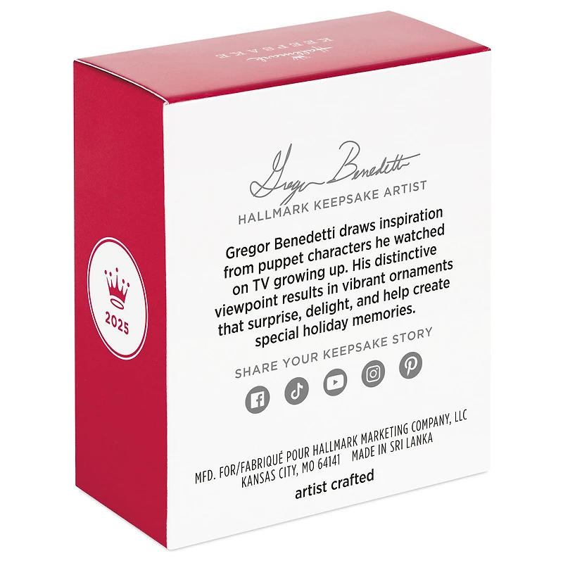 Mini Festive White Elephant Ornament, 1" for only USD 12.99 | Hallmark