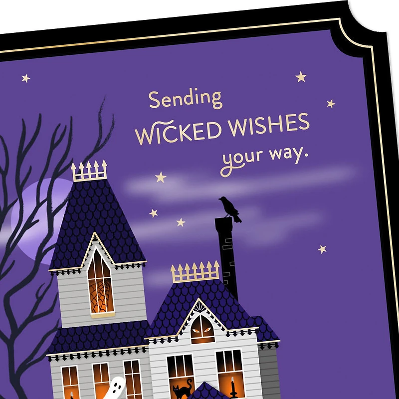 Wicked Wishes Halloween Card for only USD 3.99 | Hallmark