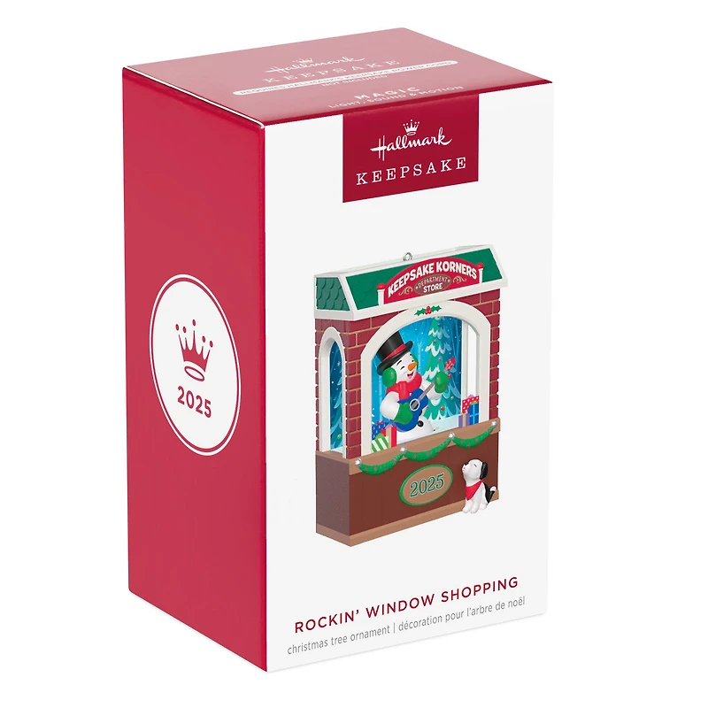 Rockin' Window Shopping 2025 Musical Ornament With Light and Motion for only USD 55.99 | Hallmark
