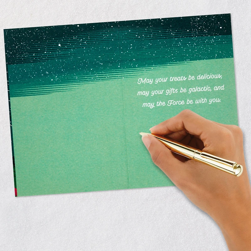 Star Wars: The Mandalorian™ Grogu™ May the Force Be With You Christmas Card for only USD 4.99 | Hallmark