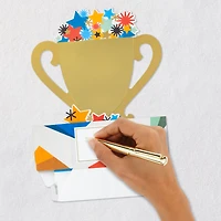 World's Best Dad Trophy 3D Pop-Up Father's Day Card for only USD 7.99 | Hallmark