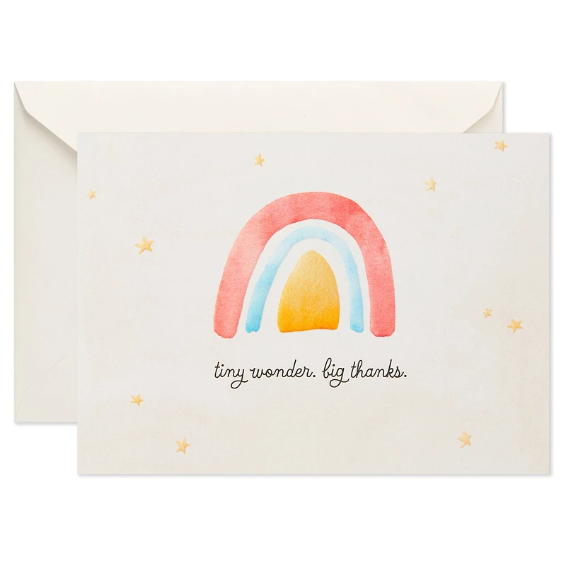 Tiny Wonder Rainbow Blank Thank-You Notes, Pack of 40 for only USD 9.99 | Hallmark