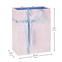 13" Lacey Chabert Collection Bows on Pink Large Gift Bag for only USD 6.29 | Hallmark