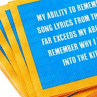 Drinks on Me Song Lyrics Funny Party Napkins, Pack of 20 for only USD 5.99 | Hallmark