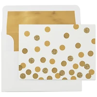 Gold Dots on Ivory Blank Note Cards, Box of 10 for only USD 11.99 | Hallmark