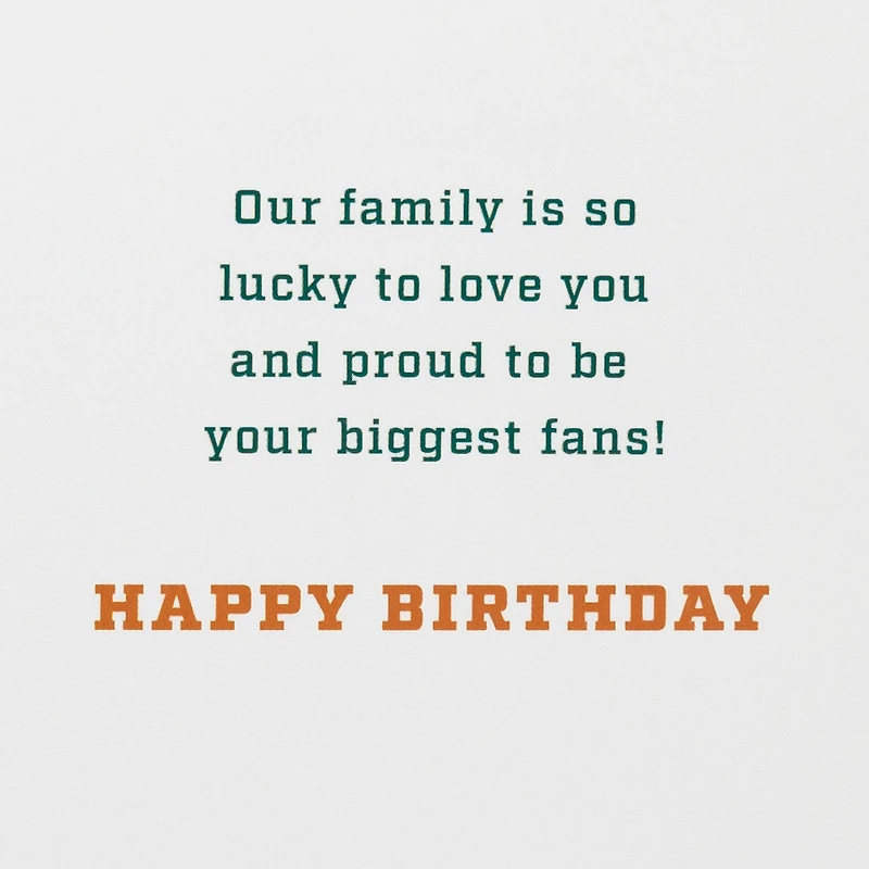 Biggest Fans Pennant Flags Birthday Card for Son for only USD 9.59 | Hallmark