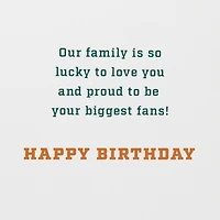Biggest Fans Pennant Flags Birthday Card for Son for only USD 9.59 | Hallmark