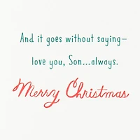 Proud of You Now and Always Christmas Card for Son for only USD 4.99 | Hallmark