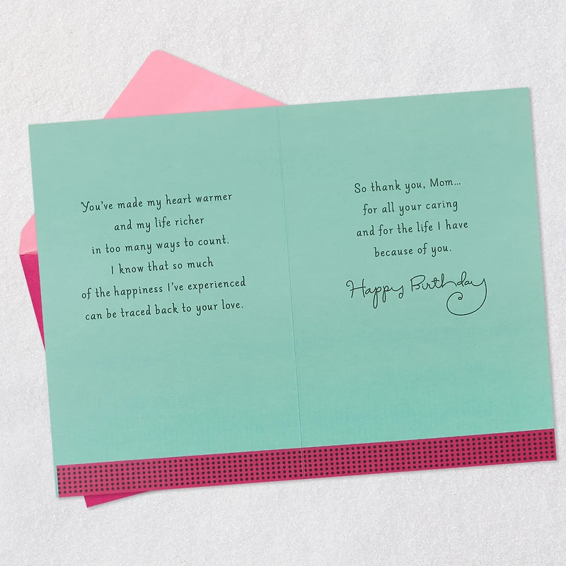 Thanks for a Lifetime of Love Birthday Card for Mom for only USD 6.99 | Hallmark