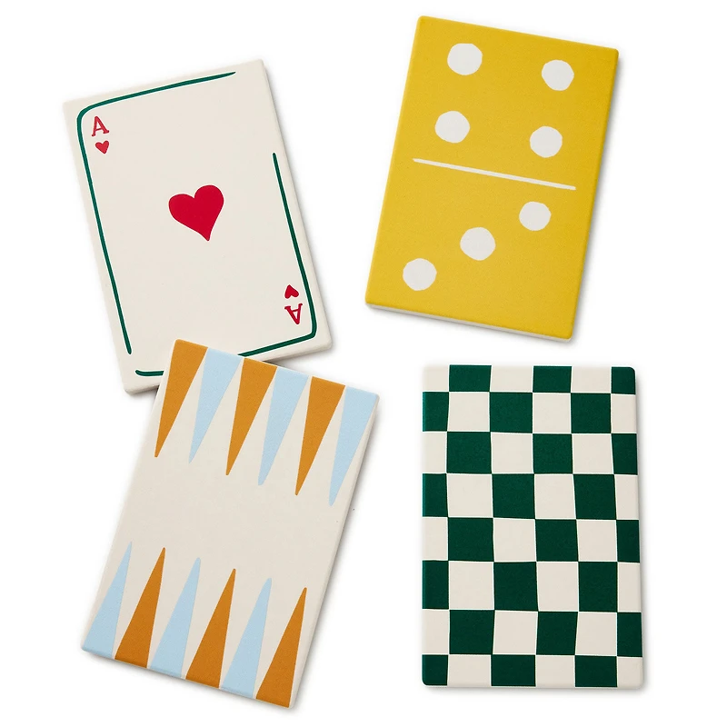 Game Night Oversized Coasters, Set of 4 for only USD 22.99 | Hallmark