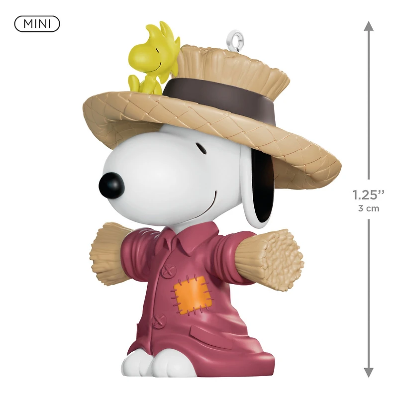 Mini The Peanuts® Gang Scarecrow Snoopy Ornament, 1.25" for only USD 11.99 | Hallmark