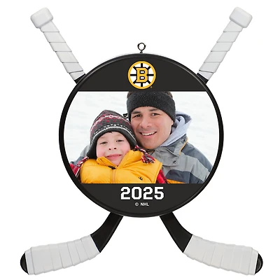 NHL Boston Bruins® Hockey Personalized Ornament, Custom Photo and Text for only USD 24.99 | Hallmark