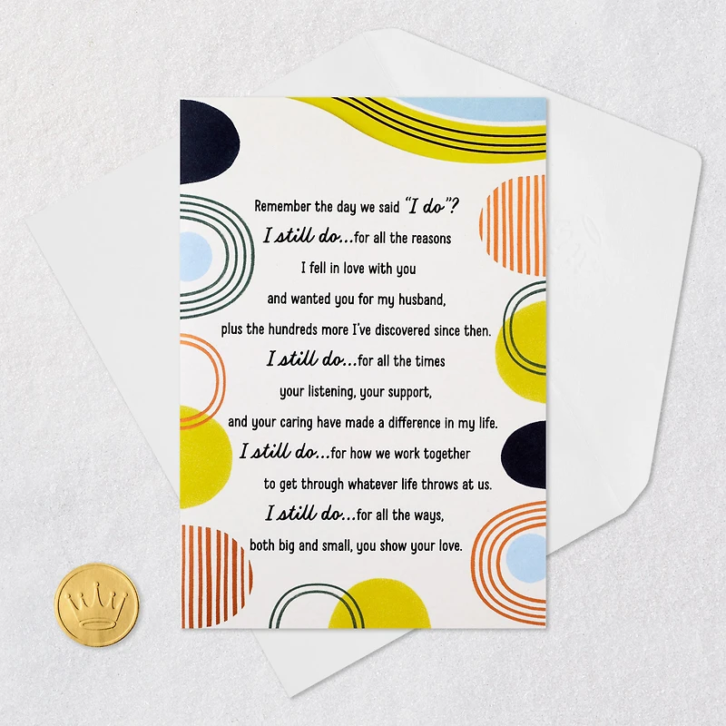 I Still Do Anniversary Card for Husband for only USD 4.59 | Hallmark