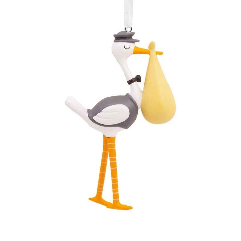 Hello Sweet Babe Stork Pregnancy Hallmark Ornament for only USD 14.99 | Hallmark